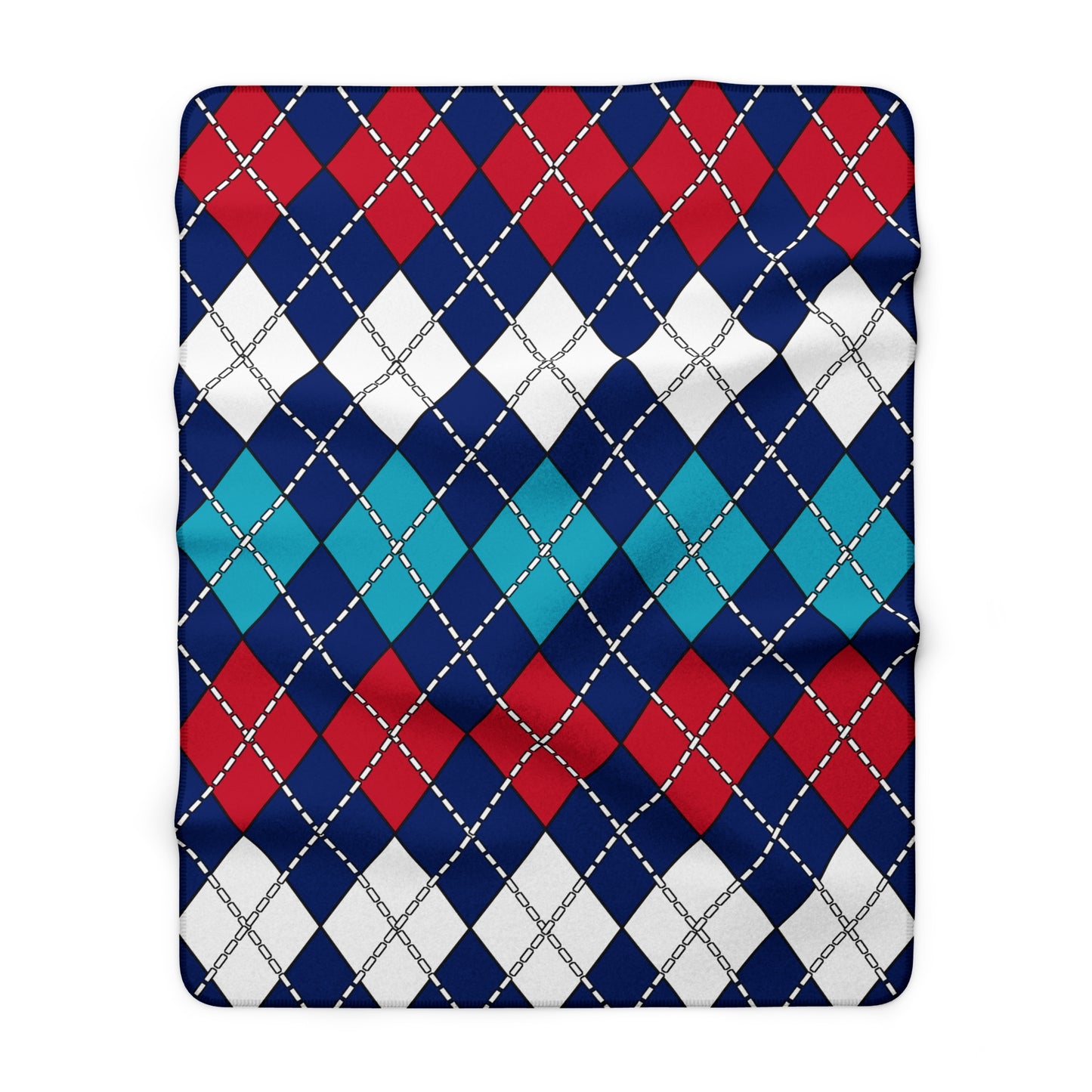 Montserrat Retro Argyle Blanket Throw