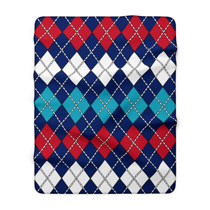 Montserrat Retro Argyle Blanket Throw
