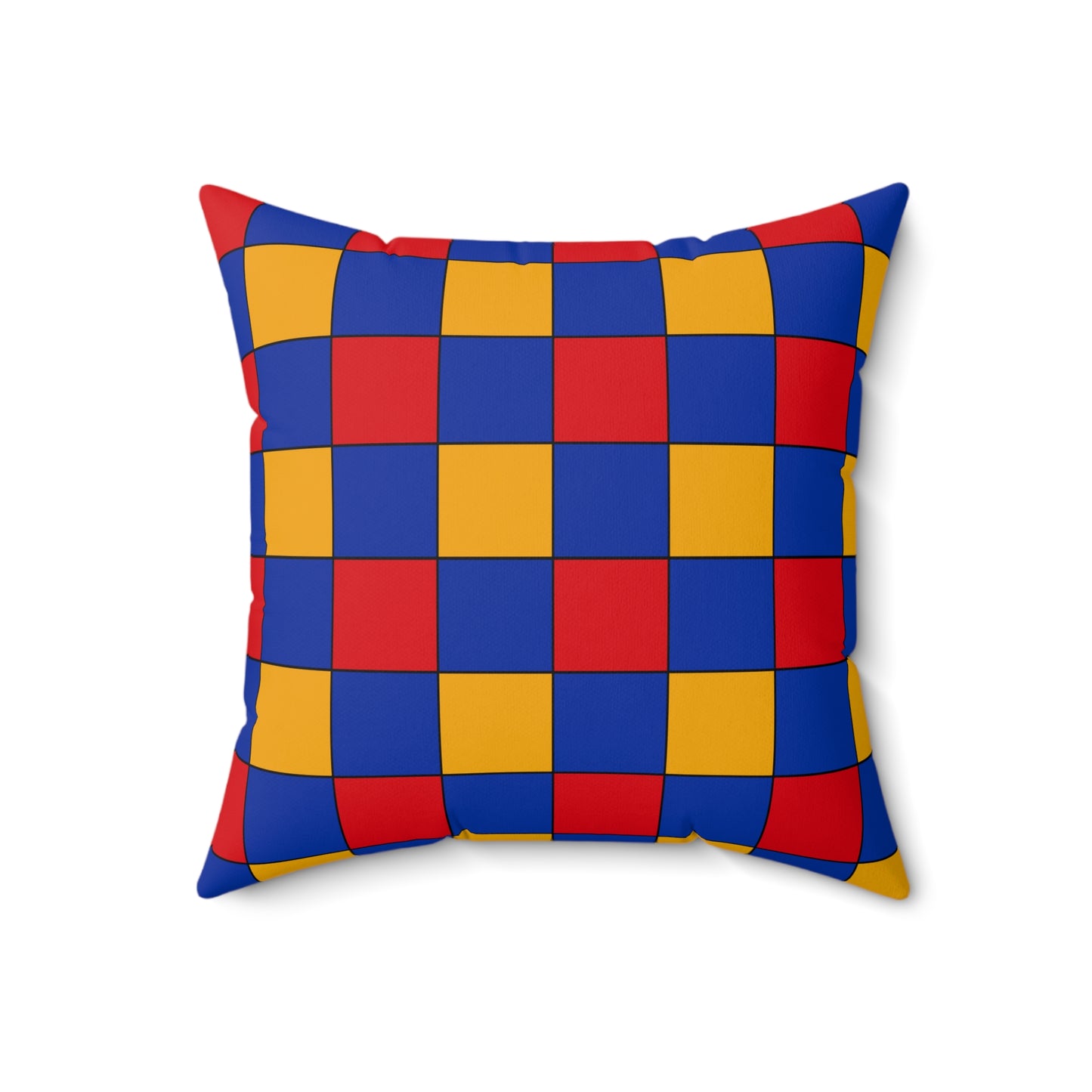 Armenia Retro Check Cushion Pillow