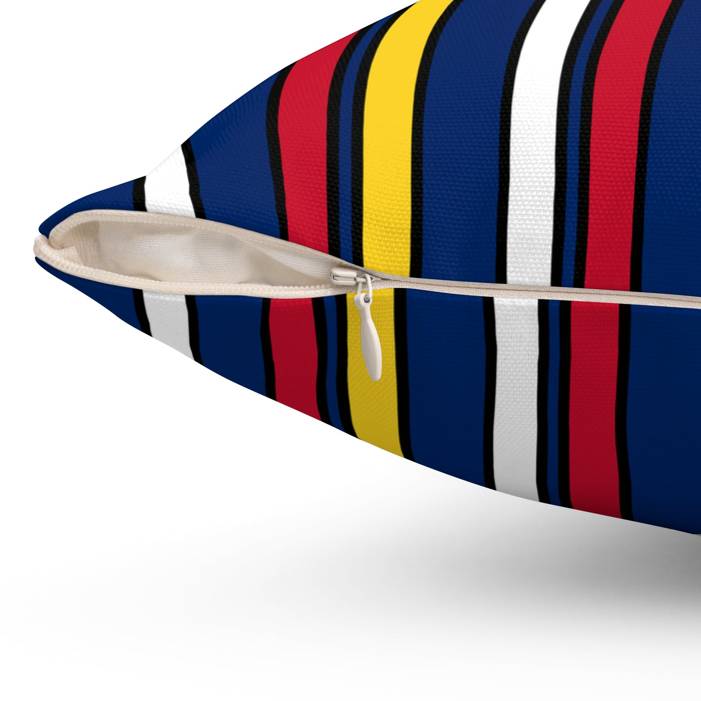 Turks And Caicos Islands Retro Stripes Cushion Pillow