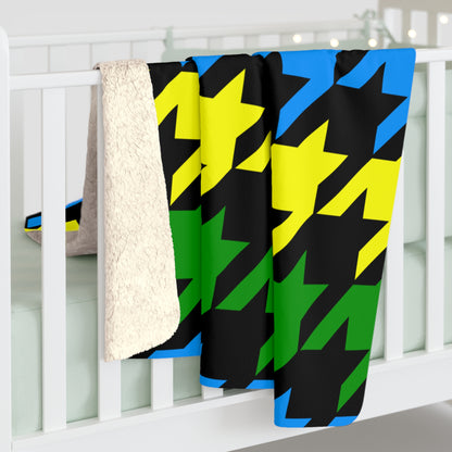 Tanzania Retro Houndstooth Blanket Throw