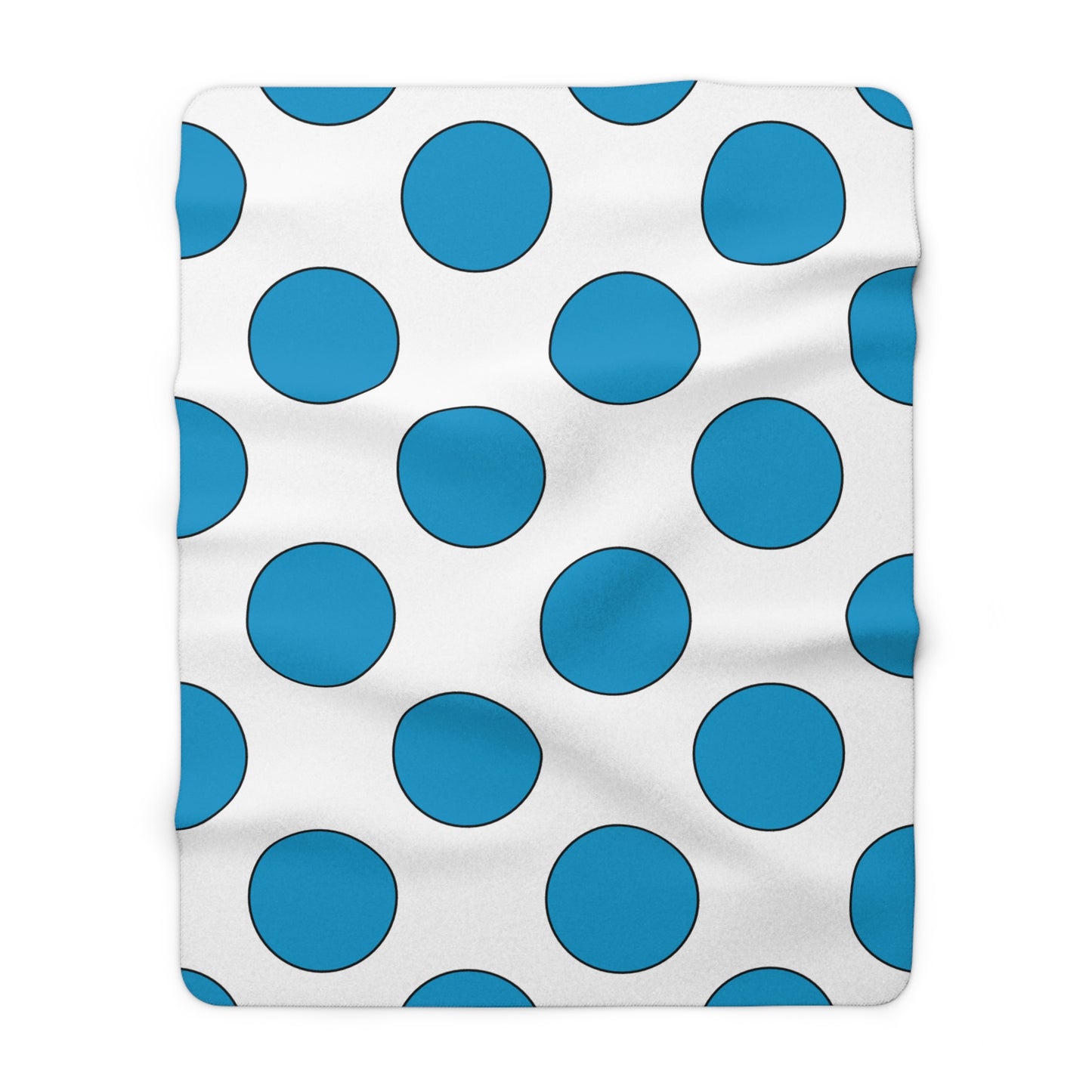 Galicia Retro Polka Dots Blanket Throw