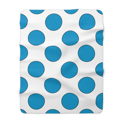 Galicia Retro Polka Dots Blanket Throw