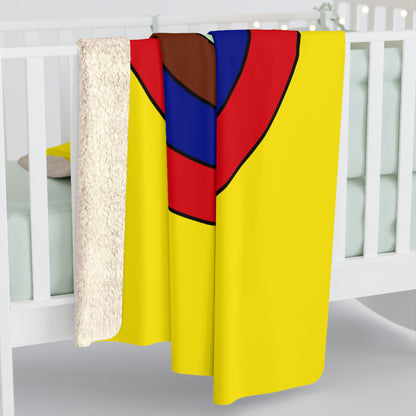 Ecuador Retro Target Blanket Throw