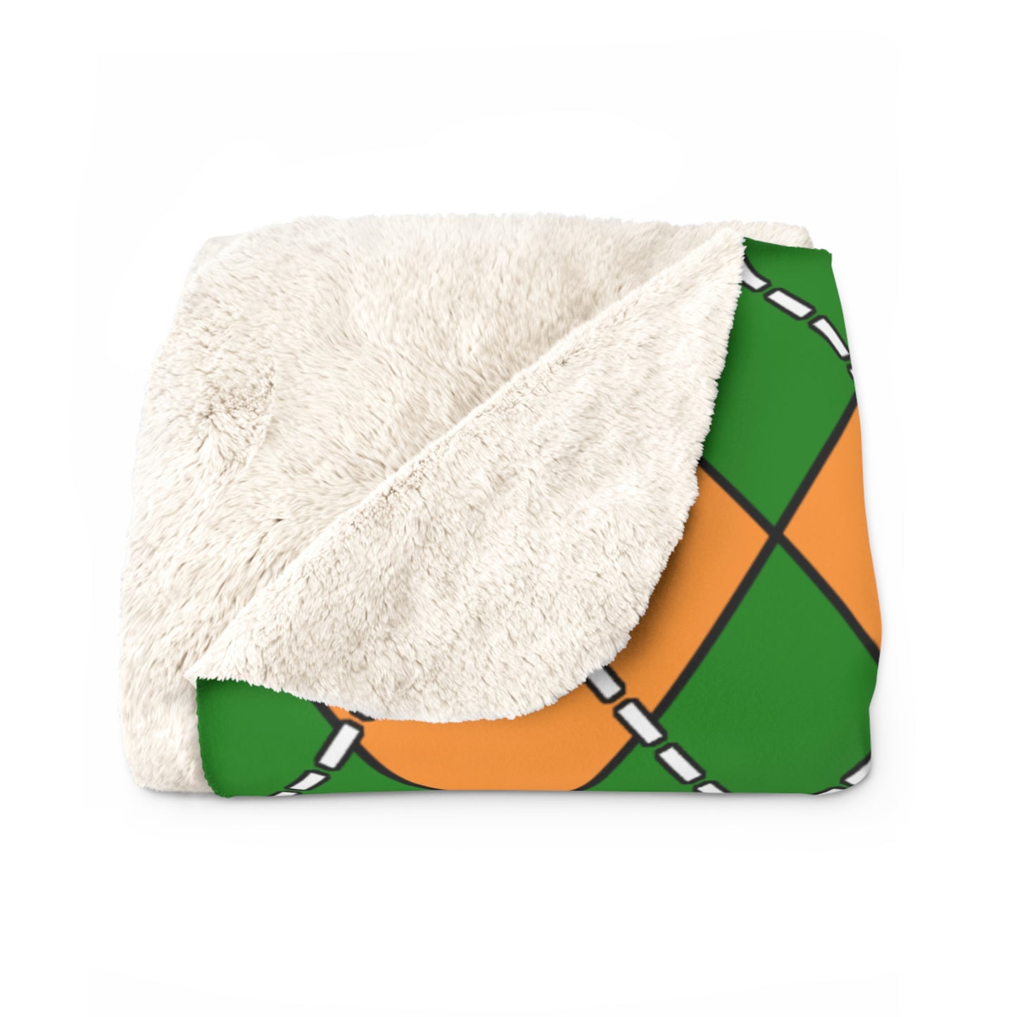 India Retro Argyle Blanket Throw