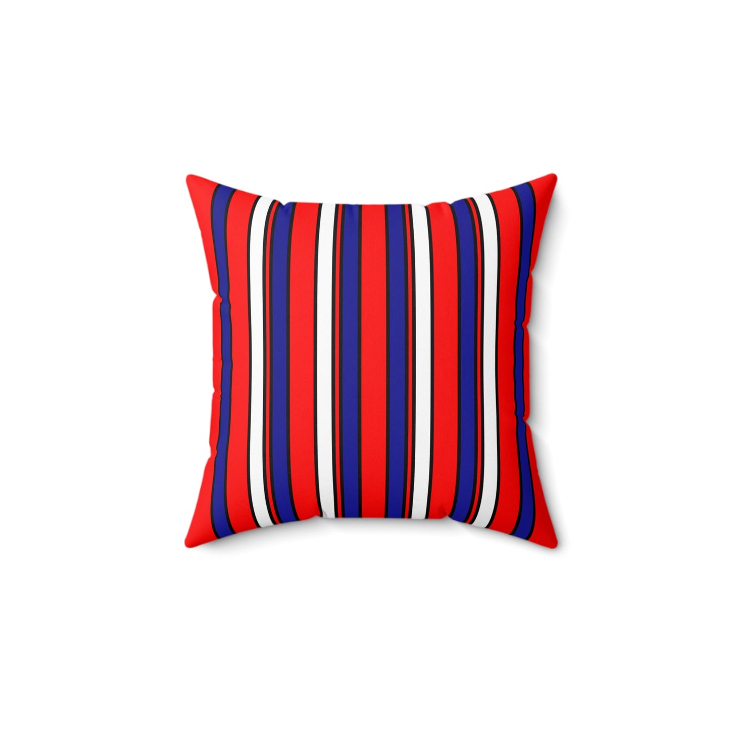 Croatia Retro Stripes Cushion Pillow