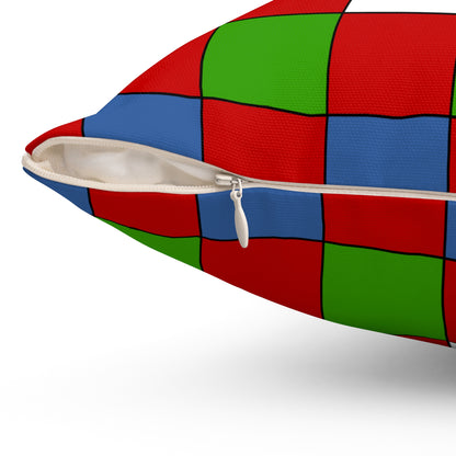 Namibia Retro Check Cushion Pillow
