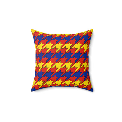 Romania Retro Houndstooth Cushion Pillow