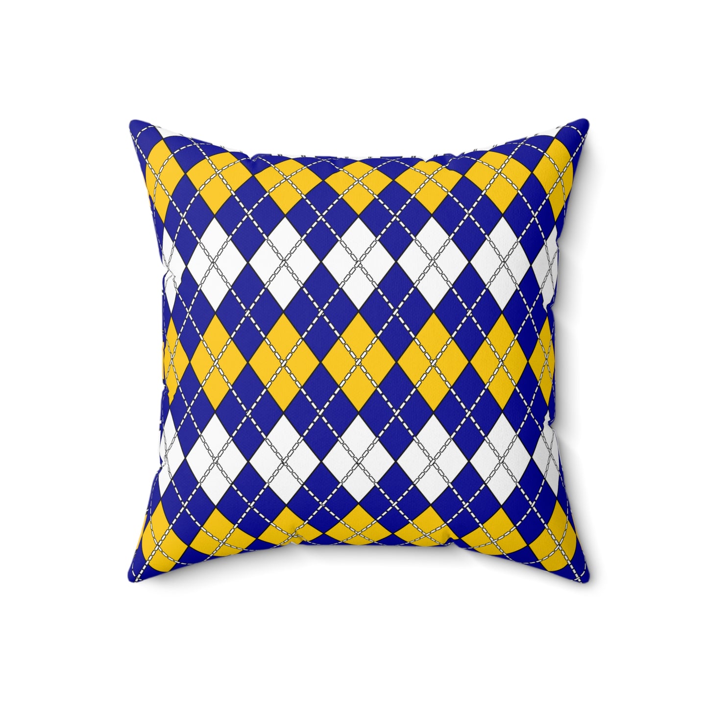 Bosnia And Herzegovina Retro Argyle Cushion Pillow