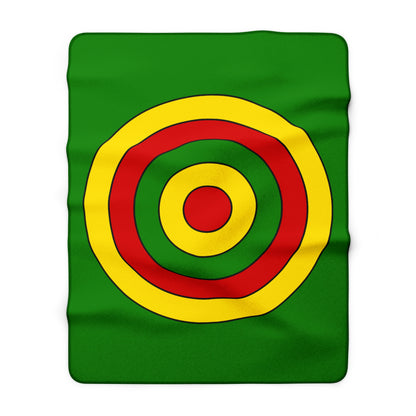 Togo Retro Target Blanket Throw