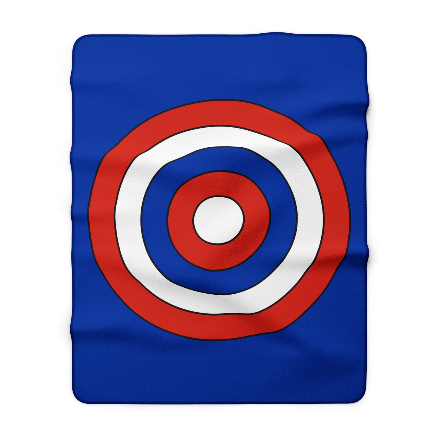 Russia Retro Target Blanket Throw