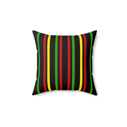 Saint Kitts And Nevis Retro Stripes Cushion Pillow