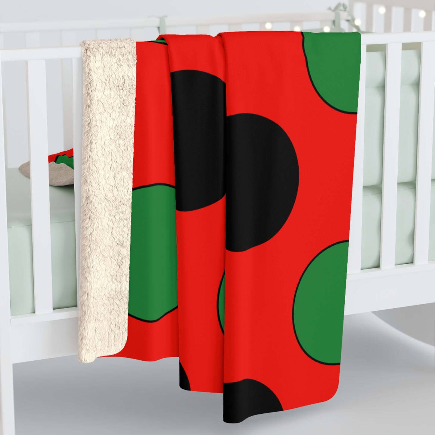 Malawi Retro Polka Dots Blanket Throw