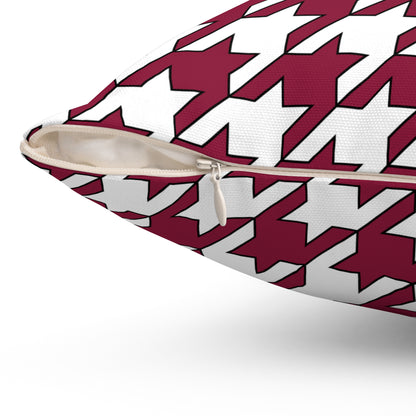 Qatar Retro Houndstooth Cushion Pillow