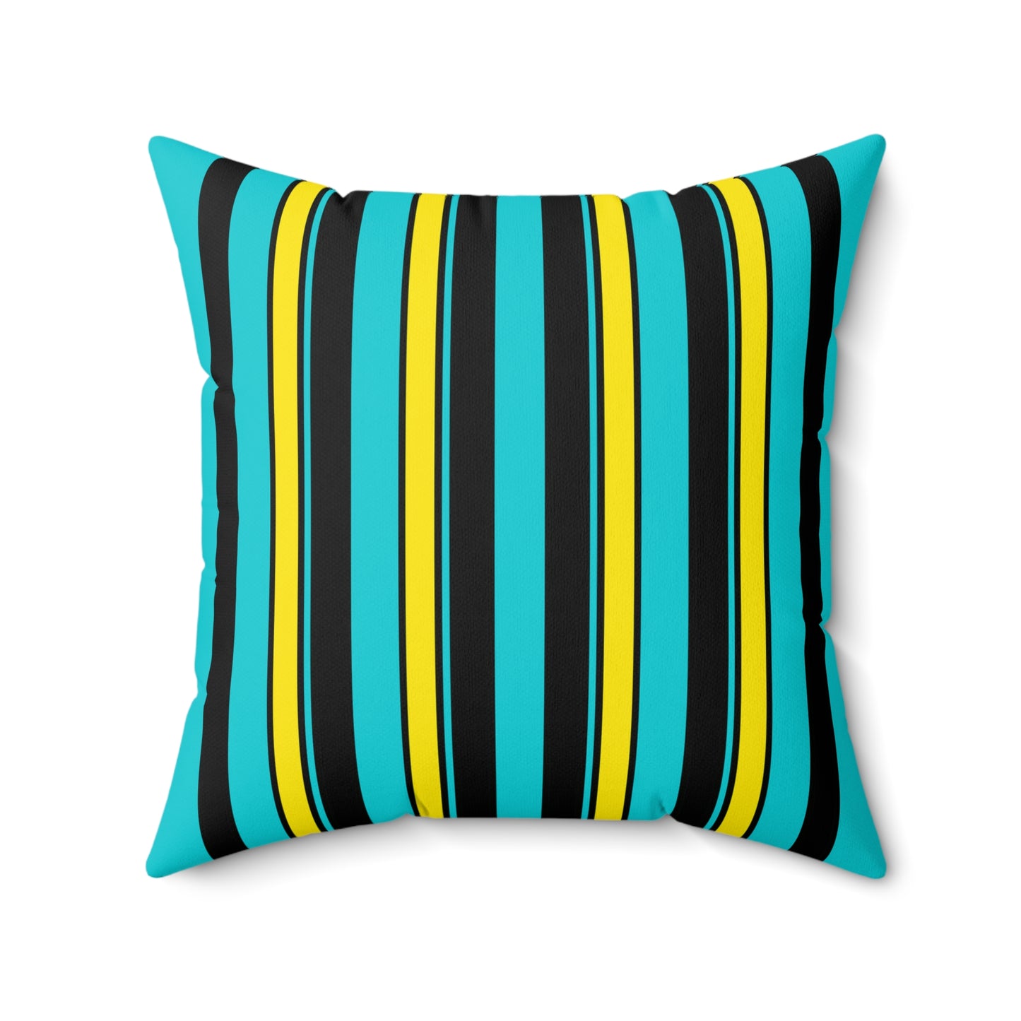 Bahamas Retro Stripes Cushion Pillow