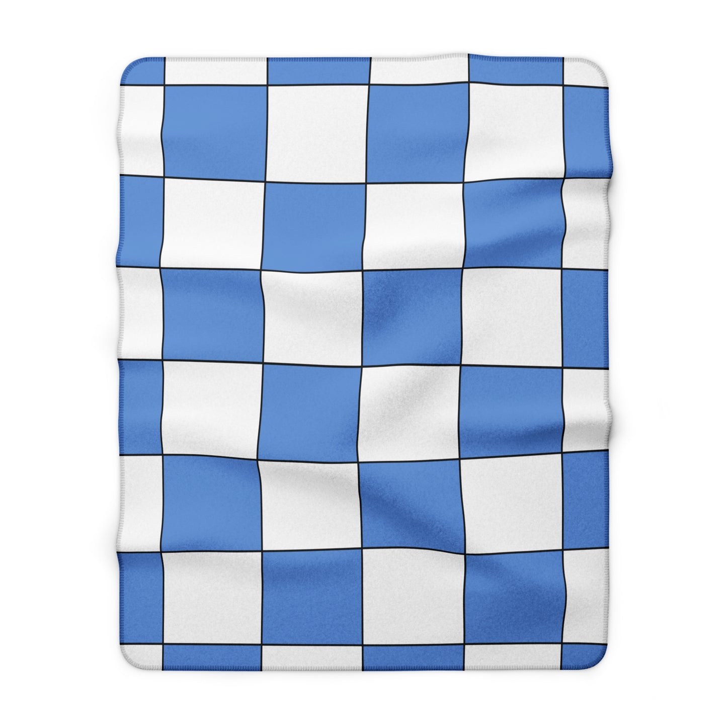 Micronesia Retro Check Blanket Throw