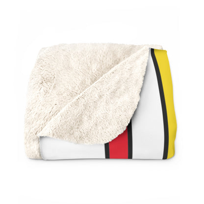 Guernsey Retro Stripes Blanket Throw