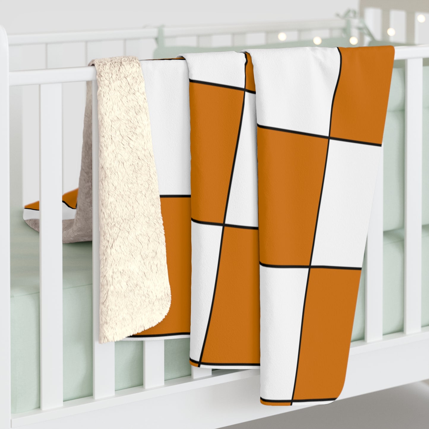 Cyprus Retro Check Blanket Throw