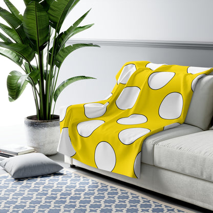 Vatican City Retro Polka Dots Blanket Throw