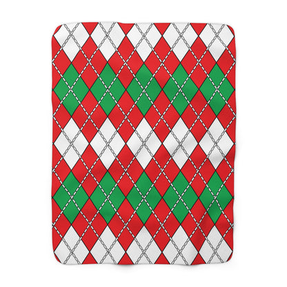 Lebanon Retro Argyle Blanket Throw