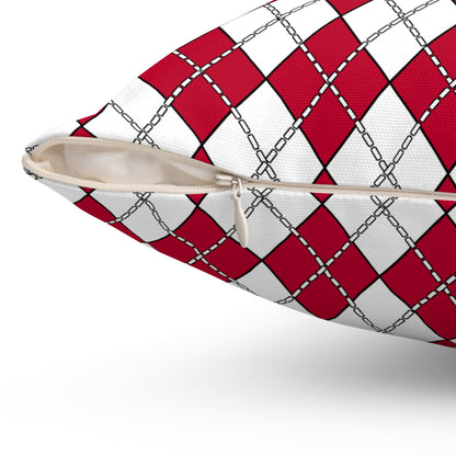 Japan Retro Argyle Cushion Pillow