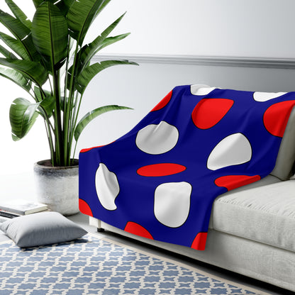Heard Island And Mcdonald Islands Retro Polka Dots Blanket Throw