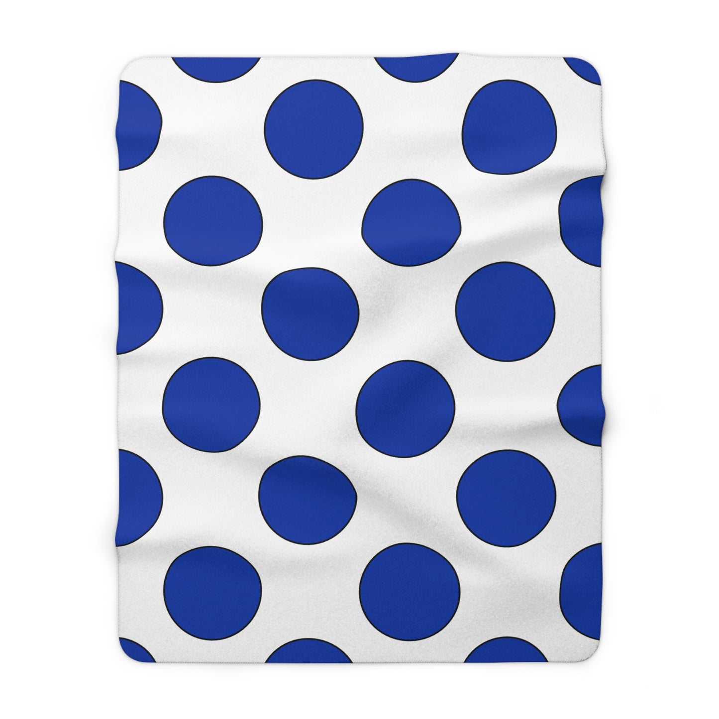 Uruguay Retro Polka Dots Blanket Throw