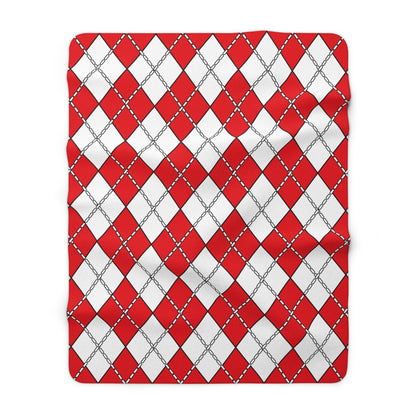 Tunisia Retro Argyle Blanket Throw