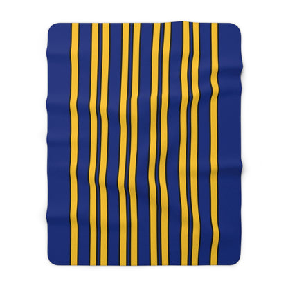 Barbados Retro Stripes Blanket Throw