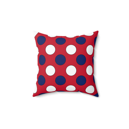 United Kingdom (UK) Retro Polka Dots Cushion Pillow