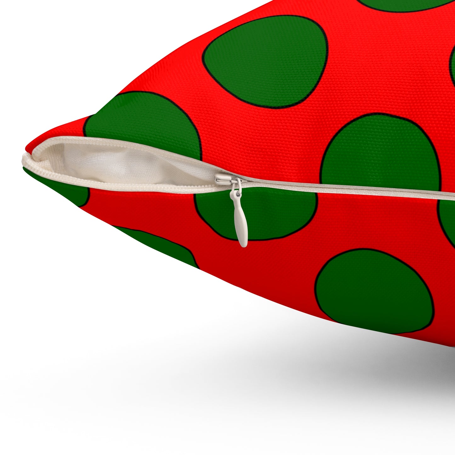 Portugal Retro Polka Dots Cushion Pillow