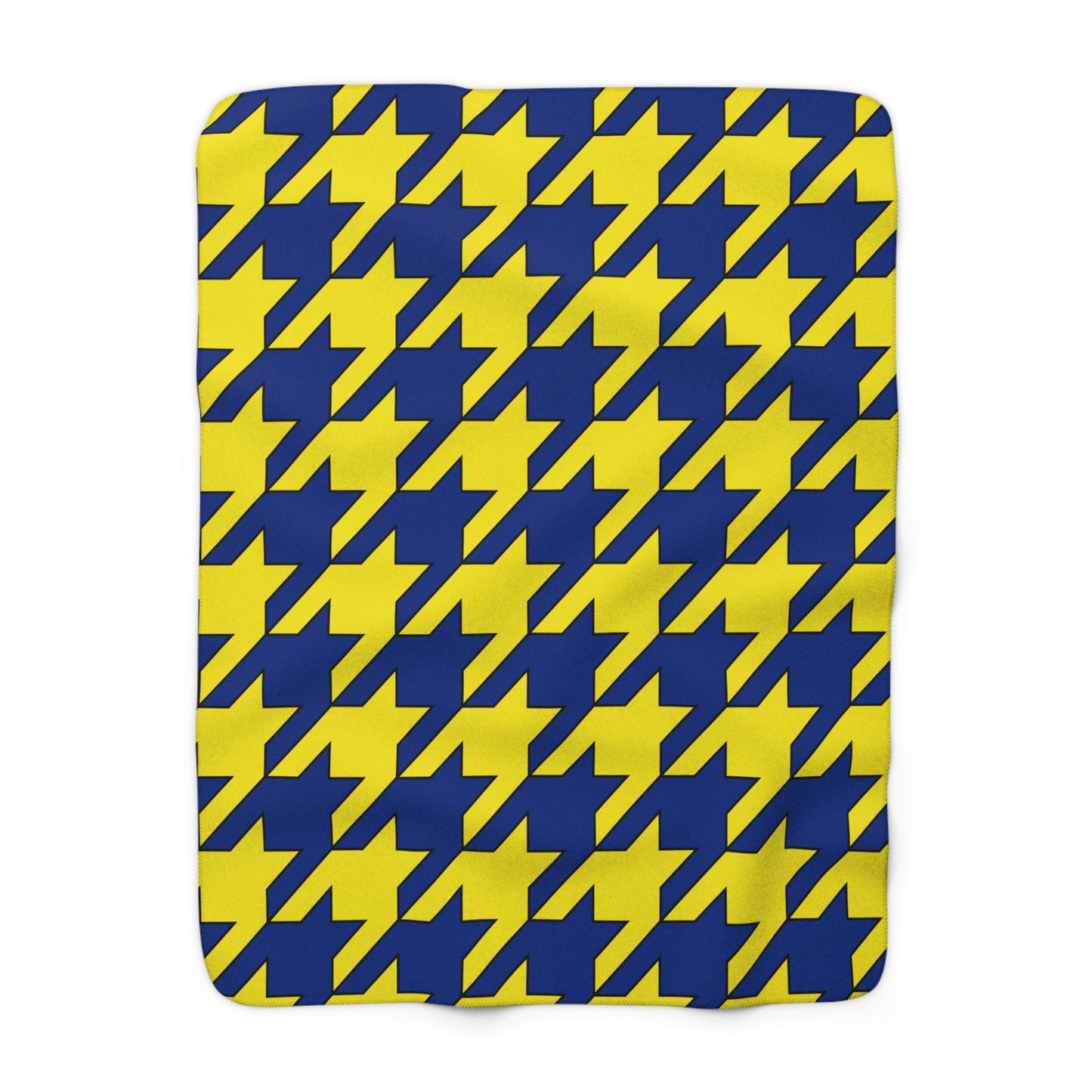 Curacao Retro Houndstooth Blanket Throw