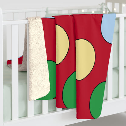 Eritrea Retro Polka Dots Blanket Throw