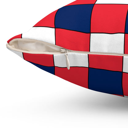 Norway Retro Check Cushion Pillow