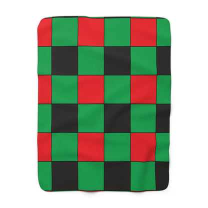 Martinique Retro Check Blanket Throw