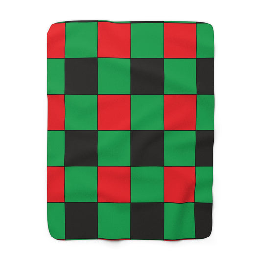 Martinique Retro Check Blanket Throw
