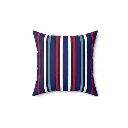 Falkland Islands Retro Stripes Cushion Pillow