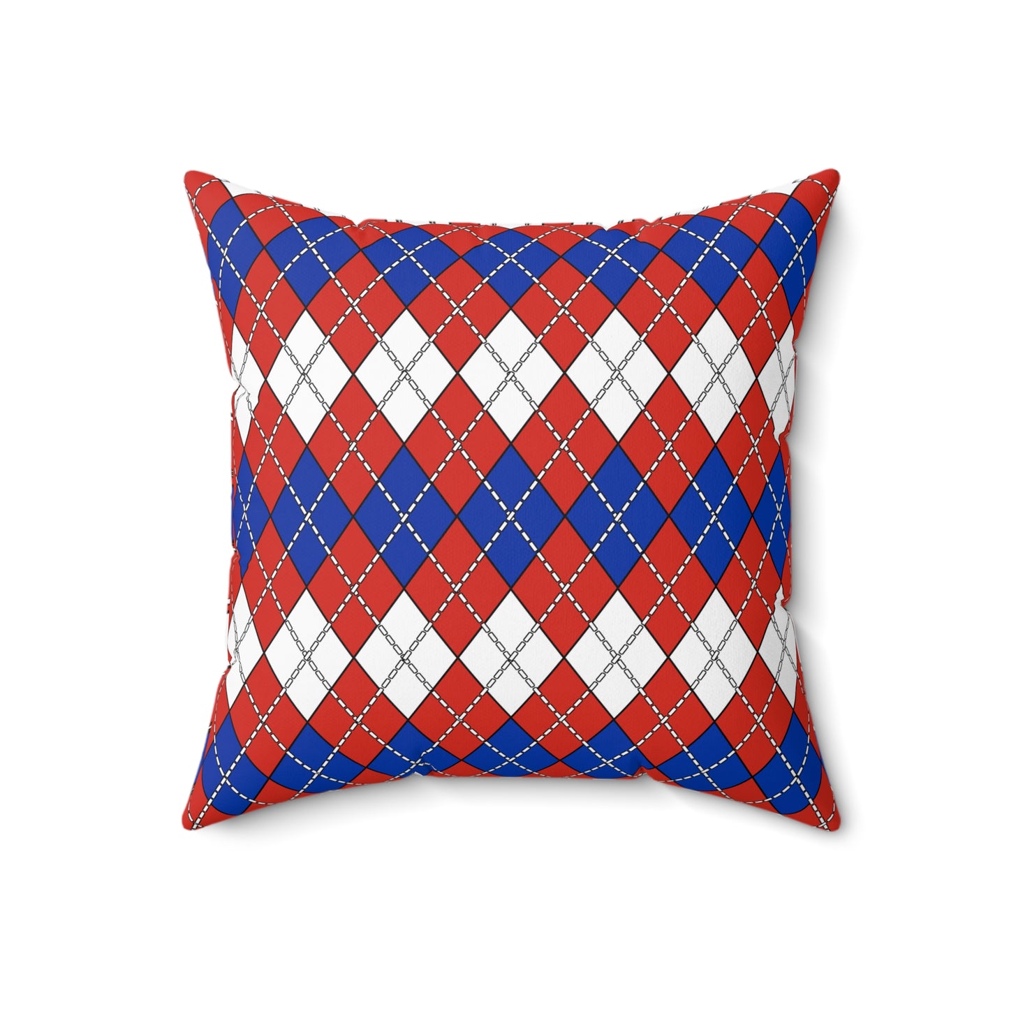 Paraguay Retro Argyle Cushion Pillow