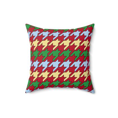 Eritrea Retro Houndstooth Cushion Pillow