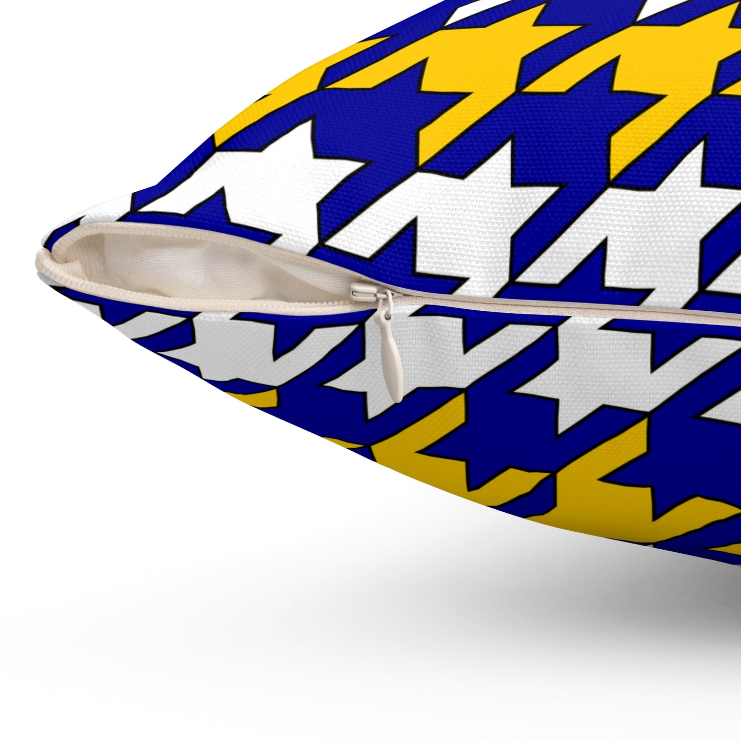 Bosnia And Herzegovina Retro Houndstooth Cushion Pillow