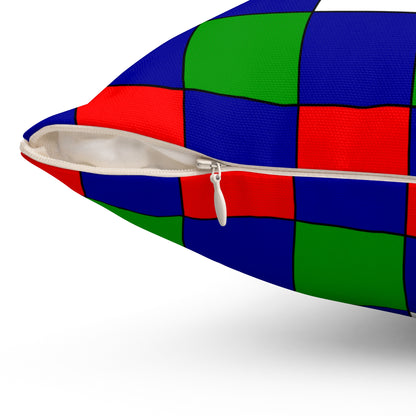 Gambia Retro Check Cushion Pillow
