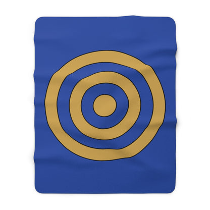 Kosovo Retro Target Blanket Throw
