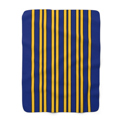 Barbados Retro Stripes Blanket Throw