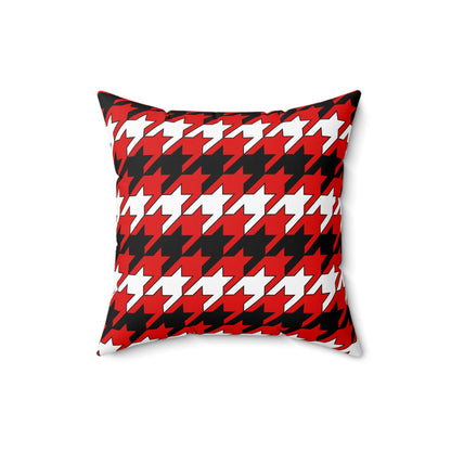 Trinidad And Tobago Retro Houndstooth Cushion Pillow