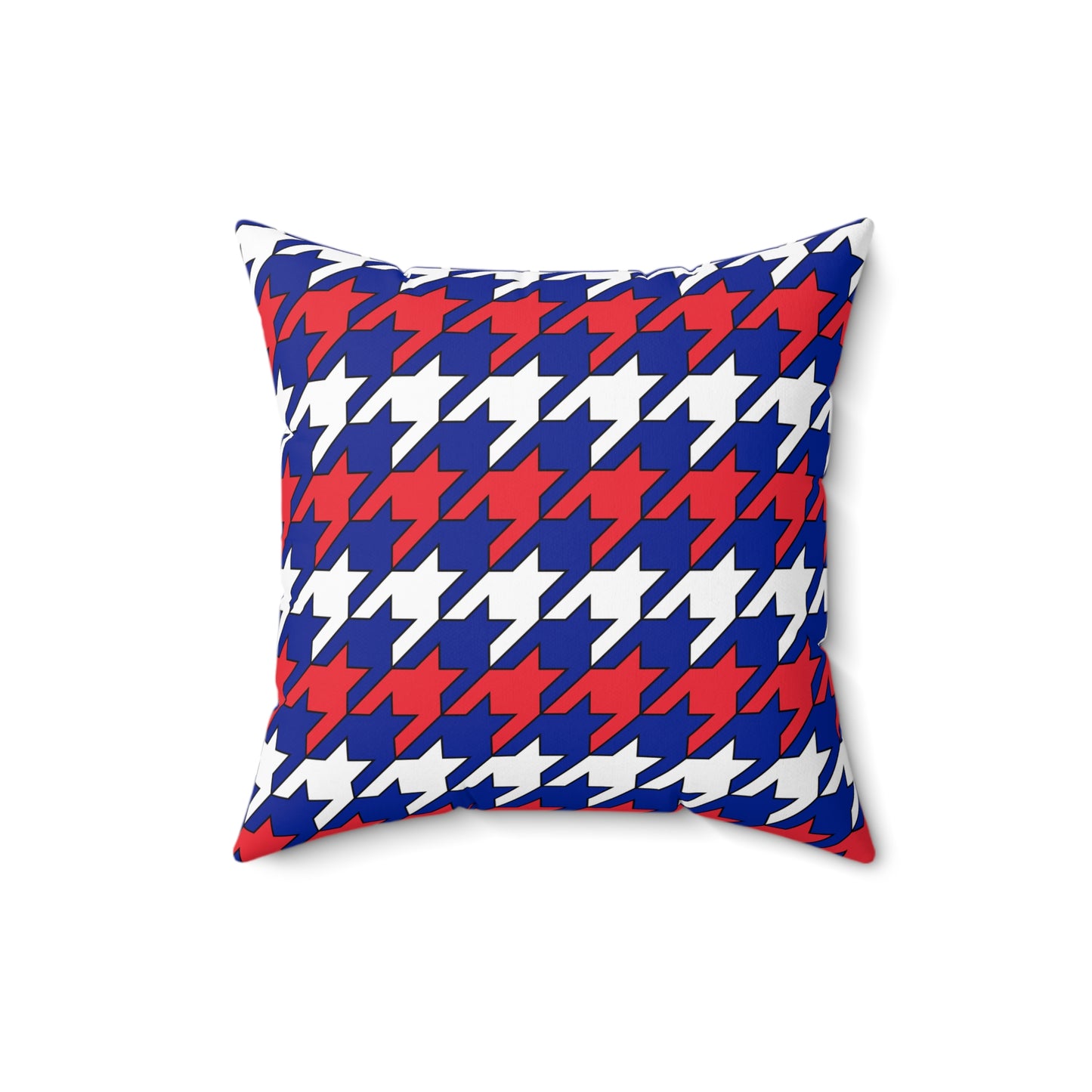 French Southern Territories Retro Houndstooth Cushion Pillow