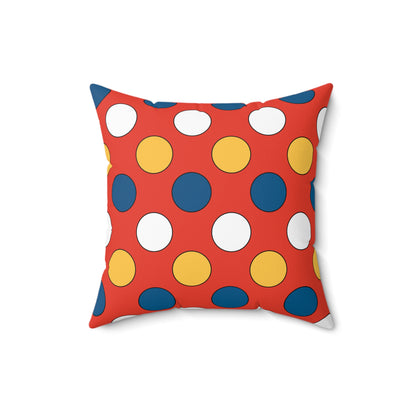 Kiribati Retro Polka Dots Cushion Pillow