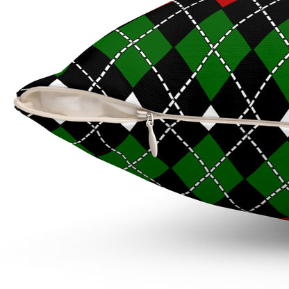 Kenya Retro Argyle Cushion Pillow