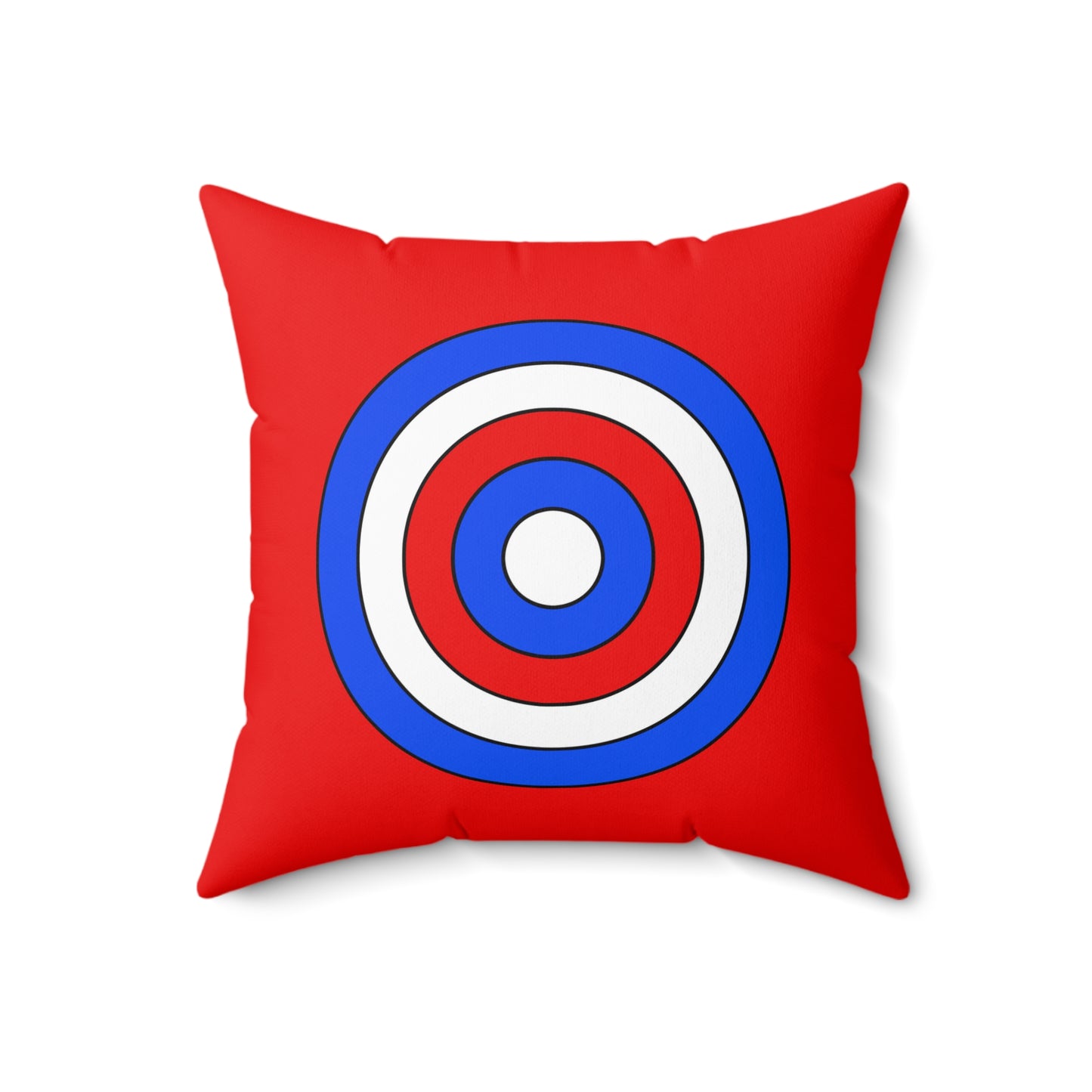 Puerto Rico Retro Target Cushion Pillow