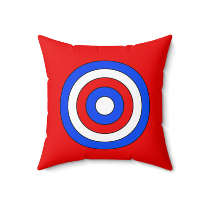Puerto Rico Retro Target Cushion Pillow
