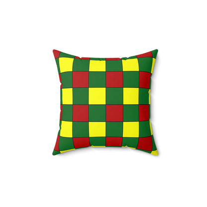 Senegal Retro Check Cushion Pillow